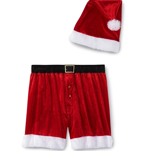 santa boxer shorts